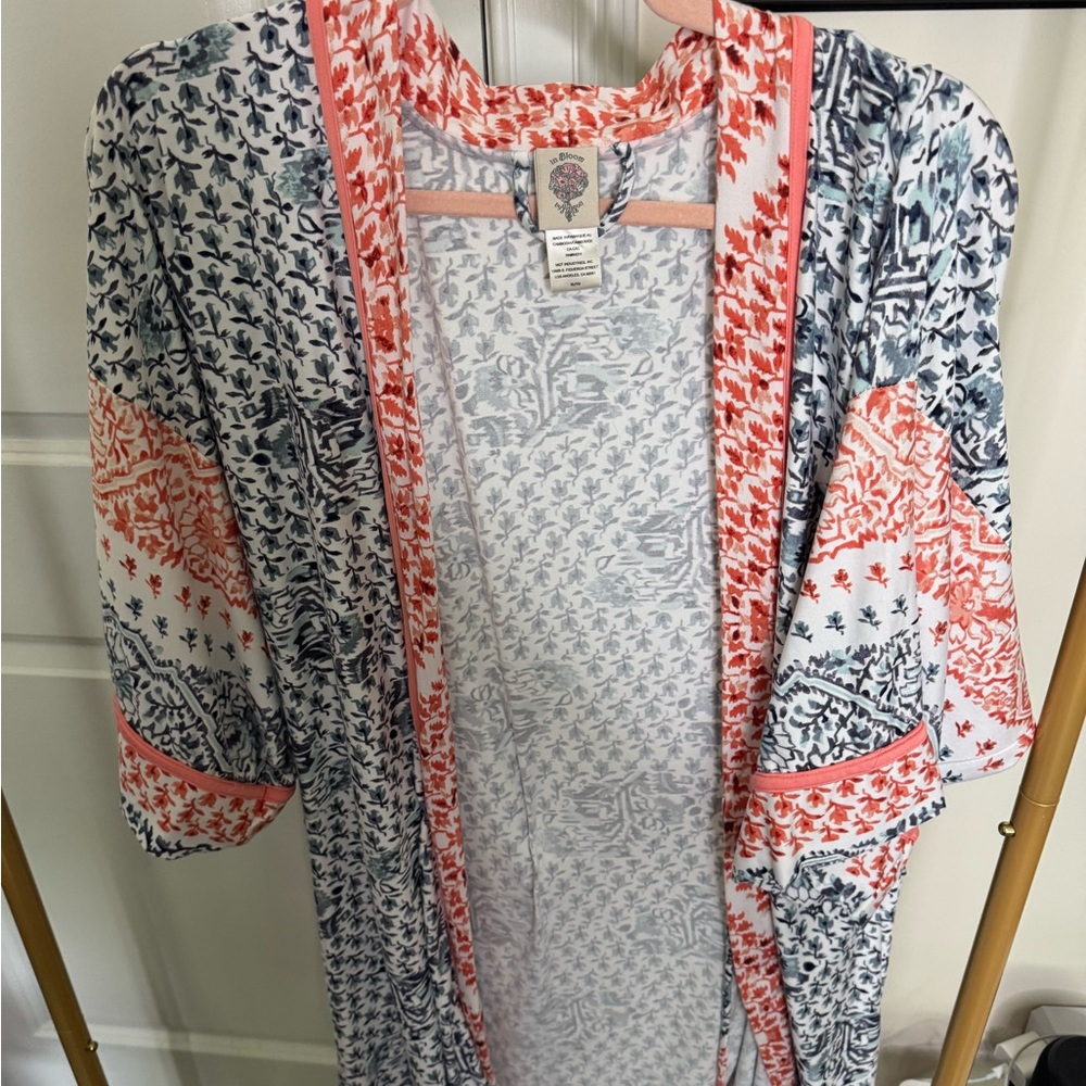 In Bloom by Jonquil Floral Print Robe